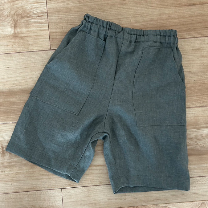 チクチクしない、子供用ハーフパンツ